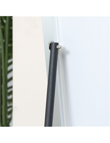 HOMCOM Full Length Wall Mirror w/ Anti-Slip Pads for Bedroom, Hallway or Lounge, 160 x 40 cm, Black 831-577V00SR