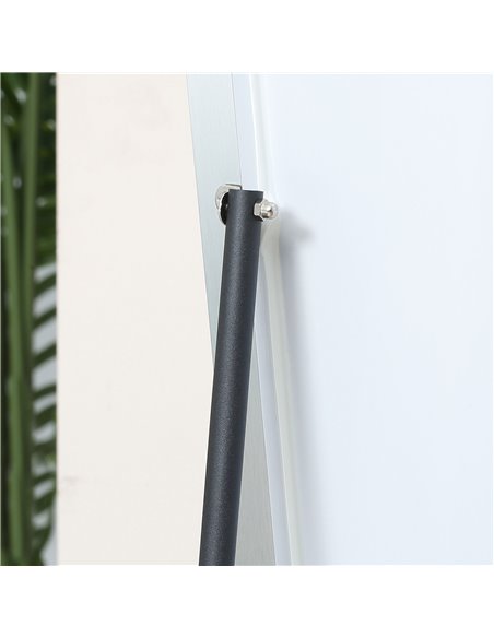 HOMCOM Full Length Wall Mirror w/ Anti-Slip Pads for Bedroom, Hallway or Lounge, 160 x 40 cm, Black 831-577V00SR - pic 91513 | FastDaddyshop