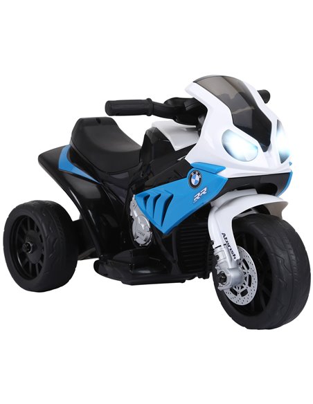 HOMCOM 6V BMW S1000RR Licensed Kids Electric Motorbike with Headlight, Music, Blue 370-064V70BU - pic 91784 | FastDaddyshop