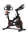 HOMCOM Exercise Bike, 8kg Flywheel Stationary Bike Indoor Cycling Machine with Adjustable Resistance Seat Handlebar, Black A90-1