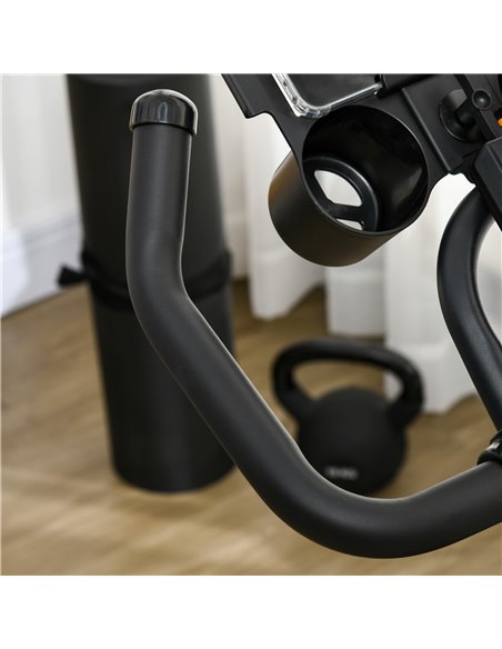 HOMCOM Exercise Bike, 8kg Flywheel Stationary Bike Indoor Cycling Machine with Adjustable Resistance Seat Handlebar, Black A90-1 - pic 92107 | FastDaddyshop