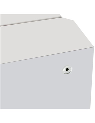 HOMCOM 60L X 40W X 13T cm Stainless Steel Wall Mirror Cabinet-Silver 834-060