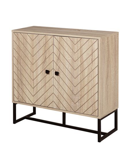 HOMCOM Storage Cabinet Adjustable Shelf Metal Frame Handles Tabletop Unique Home Style Organiser 833-875 - pic 92495 | FastDaddyshop