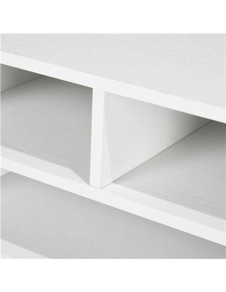 HOMCOM Three-Compartment Printer Storage Cabinet - White 924-087V00WT - pic 92737 | FastDaddyshop