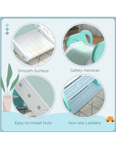 AIYAPLAY Foldable Kids Slide, Freestanding Baby Slide, for Ages 1.5-3 Years 331-039V00GN
