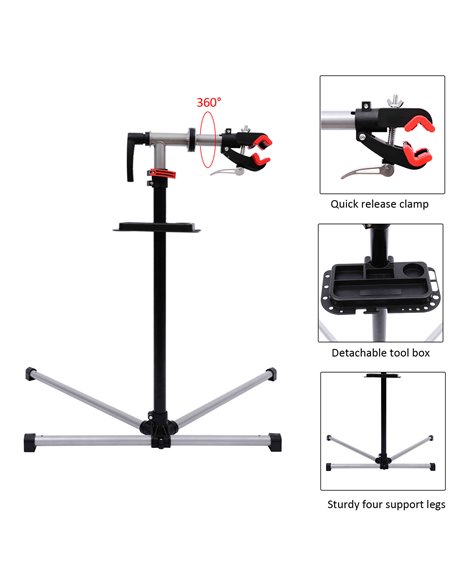 HOMCOM Professional Bike Cycle Bicycle Maintenance Repair Stand Workstand Display Rack Tool Adjustable New B4-0081 - pic 93335 | FastDaddyshop