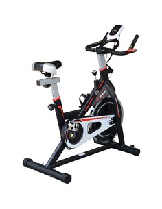 HOMCOM Belt-Driven Exercise Bike with LCD Display-Black A90-144