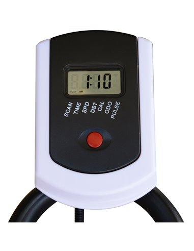 HOMCOM Belt-Driven Exercise Bike with LCD Display-Black A90-144