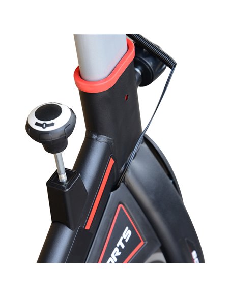 HOMCOM Belt-Driven Exercise Bike with LCD Display-Black A90-144 - pic 93439 | FastDaddyshop