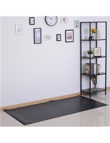 HOMCOM Equipment Mat for Gym Fitness, Thick Non-Slip Floor Protector for Treadmill, Exercise Bike A93-035V01