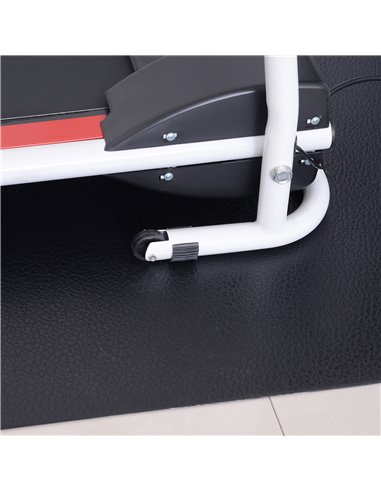 HOMCOM Equipment Mat for Gym Fitness, Thick Non-Slip Floor Protector for Treadmill, Exercise Bike A93-035V01