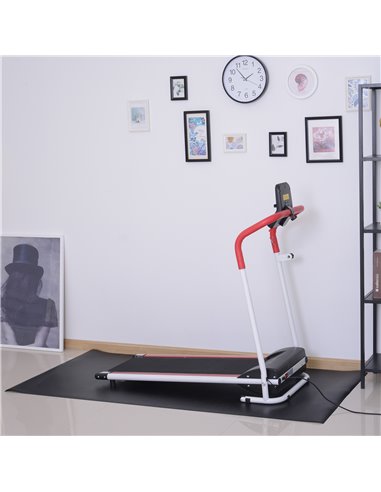 HOMCOM Equipment Mat for Gym Fitness, Thick Non-Slip Floor Protector for Treadmill, Exercise Bike A93-035V01