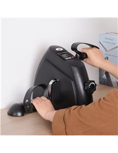 HOMCOM Mini Exercise Bike Fitness W/LCD Display, 9Wx 40Dx 31Hcm-Black A90-179BK 2