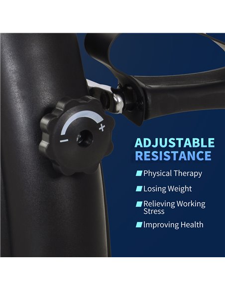 HOMCOM Mini Exercise Bike Fitness W/LCD Display, 9Wx 40Dx 31Hcm-Black A90-179BK - pic 93473 | FastDaddyshop