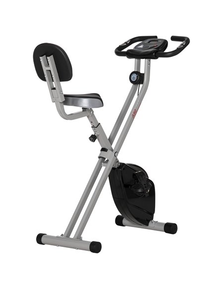 HOMCOM Steel Manual Resistance Exercise Bike w/ LCD Monitor Black A90-192GY - pic 93521 | FastDaddyshop