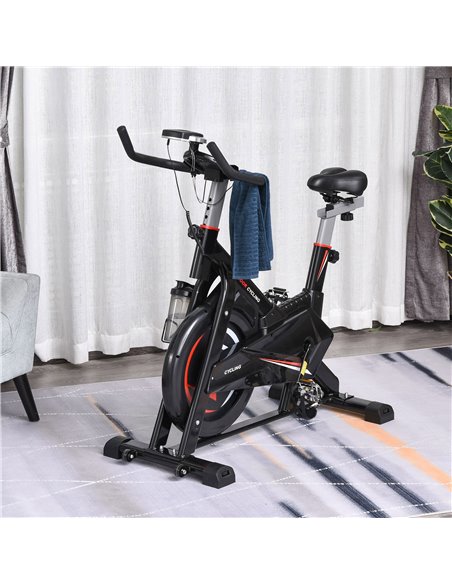 HOMCOM Steel Stationary Bike 5-Level Exercise Bike w/ LCD Monitor A90-200 - pic 93584 | FastDaddyshop