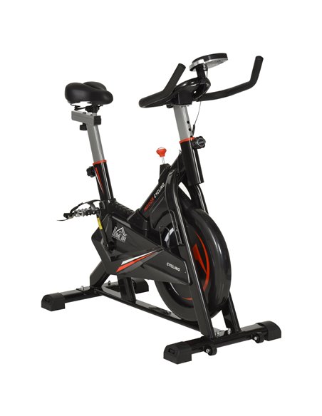 HOMCOM Steel Stationary Bike 5-Level Exercise Bike w/ LCD Monitor A90-200 - pic 93585 | FastDaddyshop