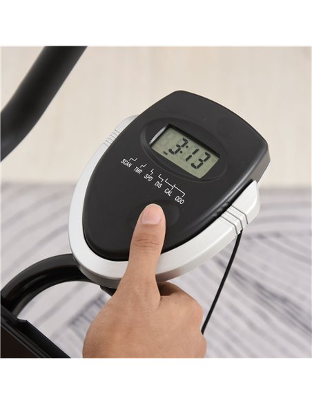 HOMCOM Steel Stationary Bike 5-Level Exercise Bike w/ LCD Monitor A90-200 - pic 93592 | FastDaddyshop