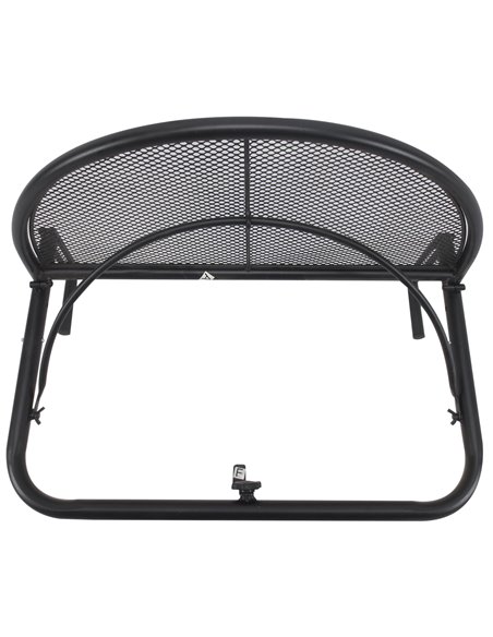 Outsunny Semi-Circular Attachable Balcony Hanging Coffee Table Adjustable Side Metal Table - pic 9394 | FastDaddyshop
