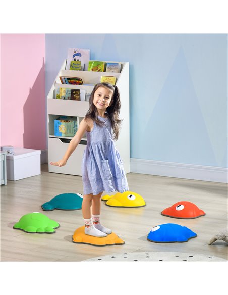 AIYAPLAY 6 Pcs Balance Stepping Stones Kids for Sensory with Non-slip Edge, Stackable Outdoor Indoor Obstacle Course 347-020V00M - pic 93990 | FastDaddyshop