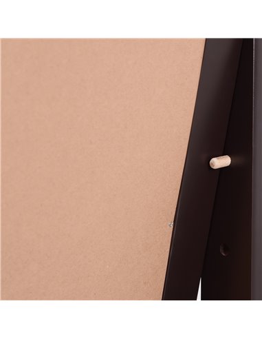 HOMCOM Dressing Mirror, Freestanding Bedroom Tall Mirror Adjustable Angle, 148x47cm, Brown 831-268CF