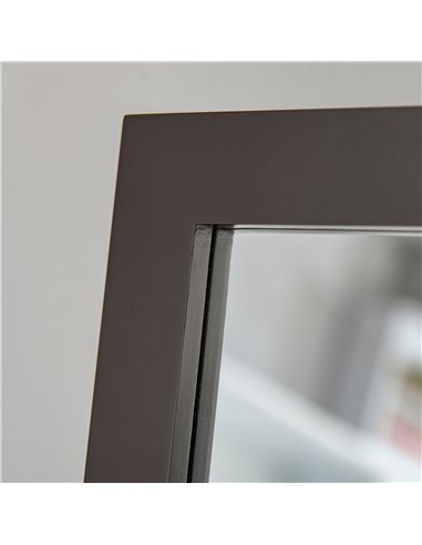 HOMCOM Dressing Mirror, Freestanding Bedroom Tall Mirror Adjustable Angle, 148x47cm, Brown 831-268CF