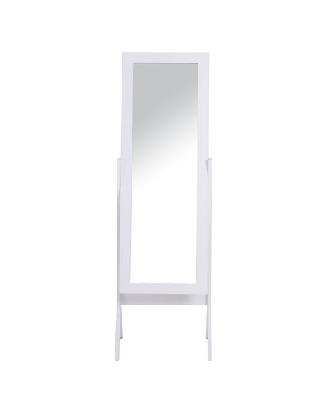 HOMCOM Tall Freestanding Dressing Mirror, Bedroom Full-Length Mirror with Adjustable Angle, 148x47cm, White 831-268WT - pic 94176 | FastDaddyshop