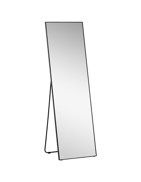 HOMCOM Free Standing Mirror w/ Anti-Slip Pads & Explosion-Proof Film for Bedroom & Dressing Room, 160 x 40cm, Black 831-387 - pic 94196 | FastDaddyshop