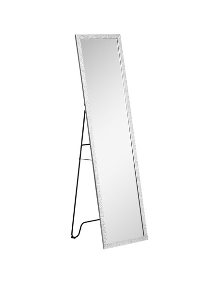 HOMCOM Full-Length Free Standing Dressing Mirror with PS Frame, Bedroom and Living Room, White 831-617V00SR - pic 94250 | FastDaddyshop