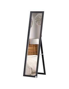 HOMCOM Bedroom Full Length Mirror, Free Standing or Wall Mounted Dressing Mirror, 37 x 154 cm 831-389BK