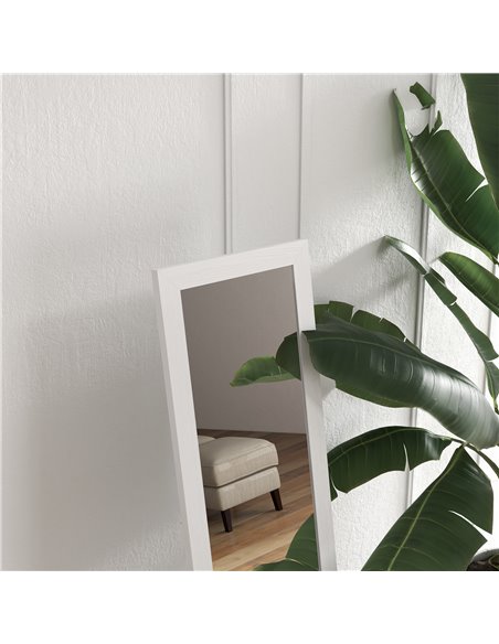 HOMCOM Rustic Full Length Mirror, Hanging and Freestanding Floor Mirror, Farmhouse Decorative Wall Mirror, for Living Room, Bedr - pic 94410 | FastDaddyshop