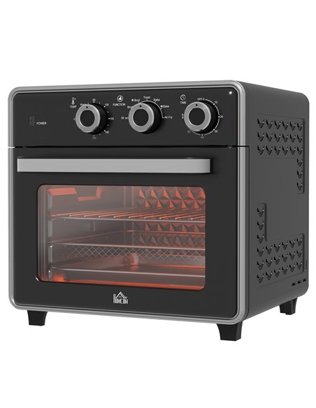 HOMCOM Air Fryer Oven, 20L Mini Oven, Countertop Convection Oven with Adjustable Temp and Timer, Oil-Less Cooking, 1400W 800-170 - pic 94412 | FastDaddyshop
