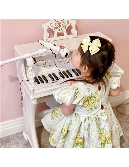 HOMCOM 37 Keys Kids Piano Mini Electronic Keyboard Light Kids Musical Instrument Educational Game Children Grand Piano Toy Set w - pic 94508 | FastDaddyshop