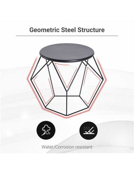 HOMCOM Coffee Table Side Table End Table Home Living Room Bed Room Furniture Modern Nordic Minimalist Style - pic 9471 | FastDaddyshop