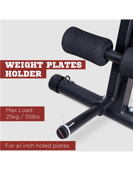 HOMCOM Foldable Adjustable Dumbbell Weight Lifting Sit Up Ab Bench Home Training Gym Incline Flat Multiuse Workout Exercise Fitn - pic 94749 | FastDaddyshop