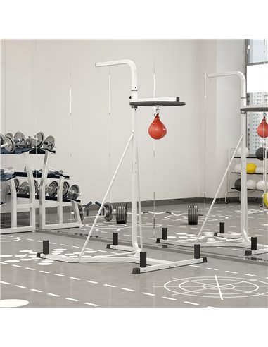 HOMCOM Free-Standing Speed Bag Boxing Platform Punch Bag Fitness Station Stand A91-116