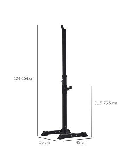 HOMCOM Heavy Duty Weights Bar Barbell Squat Stand Stands Barbell Rack Spotter GYM Fitness Power Rack Holder Bench New A91-174V01 - pic 94882 | FastDaddyshop
