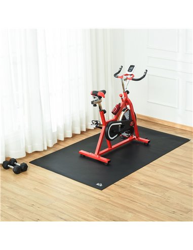 HOMCOM Exercise Mat: Non-Slip Floor Protector for Gym, Fitness, Workouts, 180 x 90cm A93-050