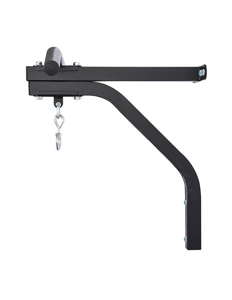 HOMCOM Punching Bag Hanger Wall Mount Bracket Kick Boxing MMA Training Frame Home Fitness Workout Pull Up Bar, Black A91-051V01B - pic 94960 | FastDaddyshop