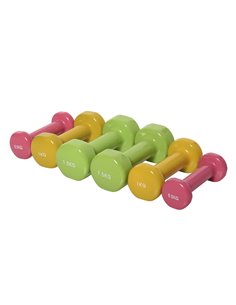 HOMCOM 6KG Dumbbell Set Fitness Weight Set for Men and Women Home Gym, Workout, Up Body Training A91-144