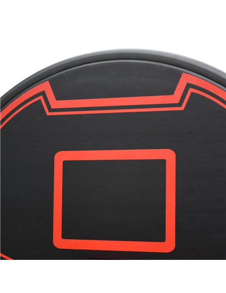 HOMCOM Adjustable Basketball Hoop: Sturdy Steel Frame for Indoor & Outdoor Play, Fun for All Ages, Black and Red A61-015 - pic 95094 | FastDaddyshop