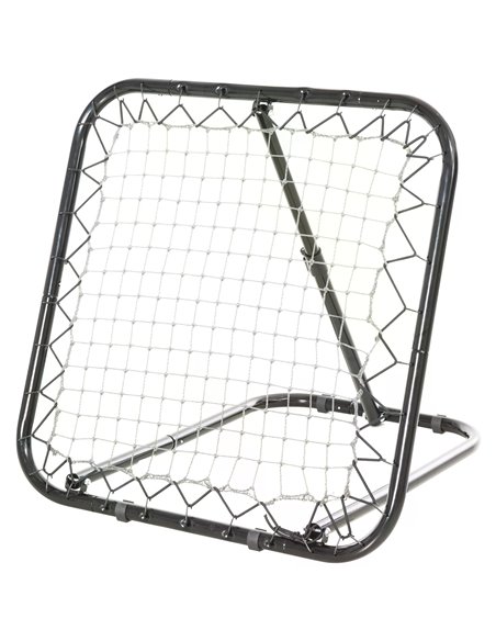 HOMCOM Angle Adjustable Rebounder Net Goal Training Set Football, Baseball, Basketball Daily Training, Black A90-223WT - pic 95096 | FastDaddyshop