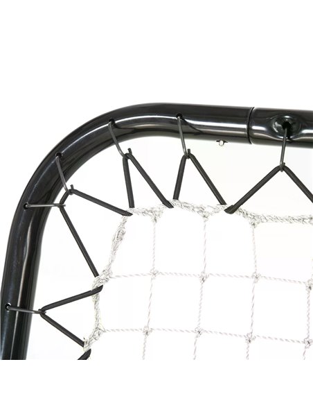 HOMCOM Angle Adjustable Rebounder Net Goal Training Set Football, Baseball, Basketball Daily Training, Black A90-223WT - pic 95103 | FastDaddyshop