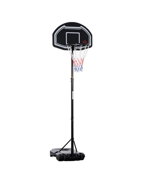 HOMCOM Adjustable Basketball Hoop and Stand, with Wheels and Weight Base A61-028RD - pic 95141 | FastDaddyshop