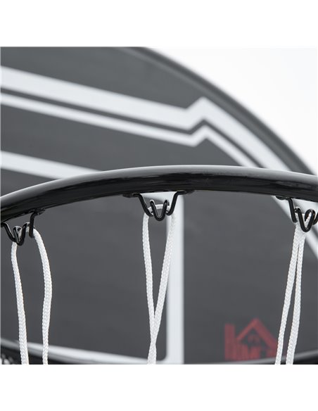 HOMCOM Adjustable Basketball Hoop and Stand, with Wheels and Weight Base A61-028RD - pic 95149 | FastDaddyshop