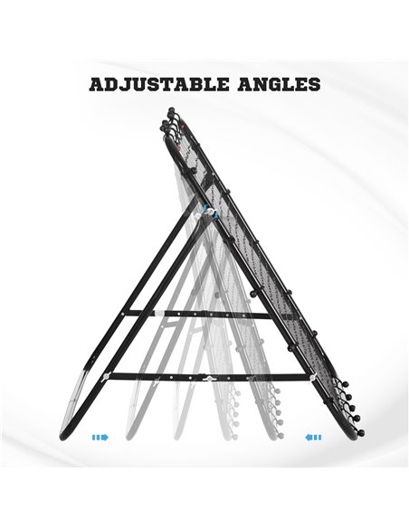 HOMCOM Rebounder Net Practise Kickback Goal for Teens Adults Softball Training Black A62-012BK - pic 95199 | FastDaddyshop