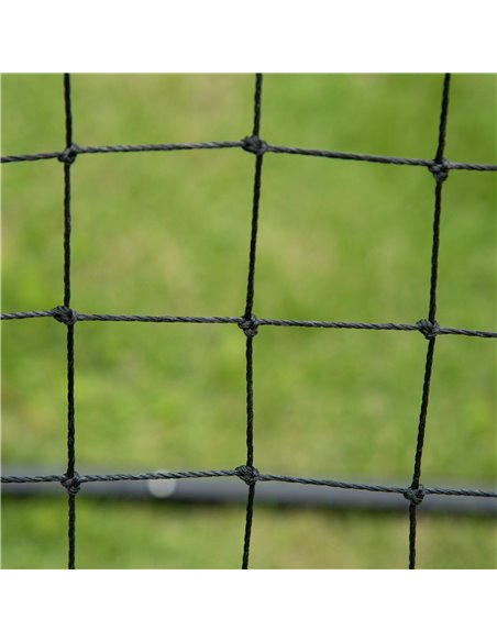 HOMCOM Rebounder Net Practise Kickback Goal for Teens Adults Softball Training Black A62-012BK - pic 95202 | FastDaddyshop