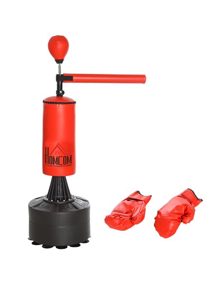 HOMCOM Freestanding Boxing Punch Bag Stand with Rotating Flexible Arm, Speed Ball, Waterable Base by HOMCOM A91-100 - pic 95267 | FastDaddyshop