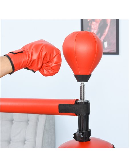 HOMCOM Freestanding Boxing Punch Bag Stand with Rotating Flexible Arm, Speed Ball, Waterable Base by HOMCOM A91-100 - pic 95273 | FastDaddyshop