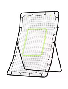 HOMCOM Rebounder Net Playback Soccer Football Game Spot Target Ball Rebounders Training Equipment Play Teaching A90-053